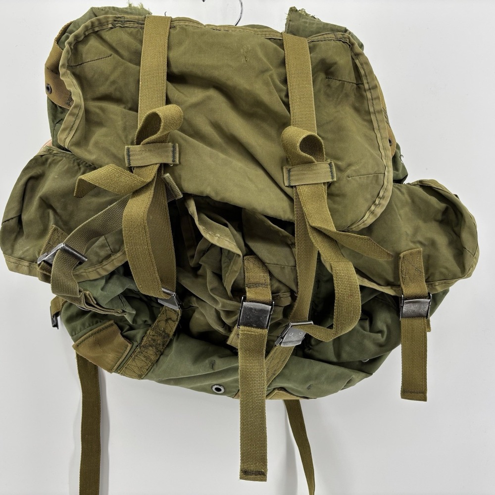 US Army Military LC-1 Medium Combat Field Pack Alice Backpack No Frame Vintage C